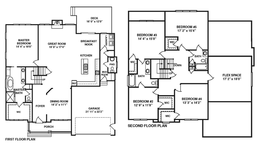 FloorPlans for South Rivers' resevoir