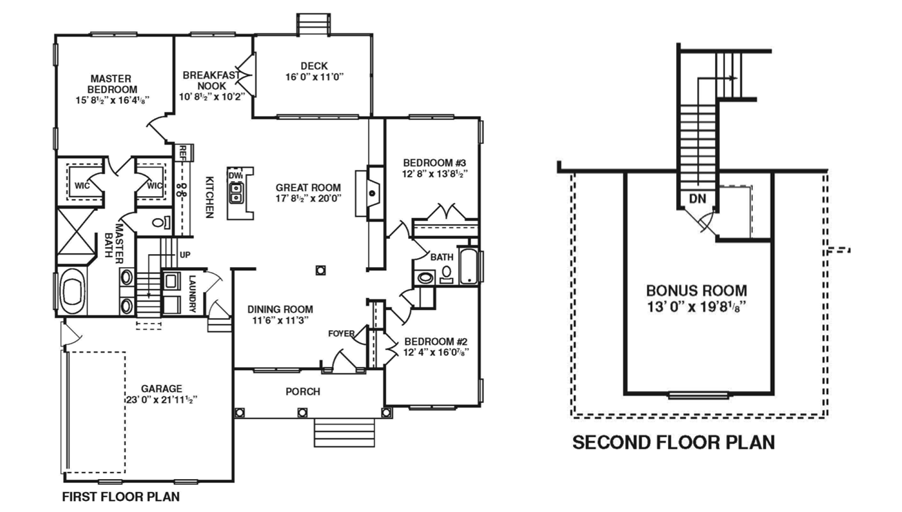 FloorPlans for South Rivers' watermill